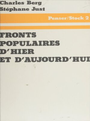 cover image of Fronts populaires d'hier et d'aujourd'hui